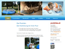 Tablet Screenshot of poolofen.at